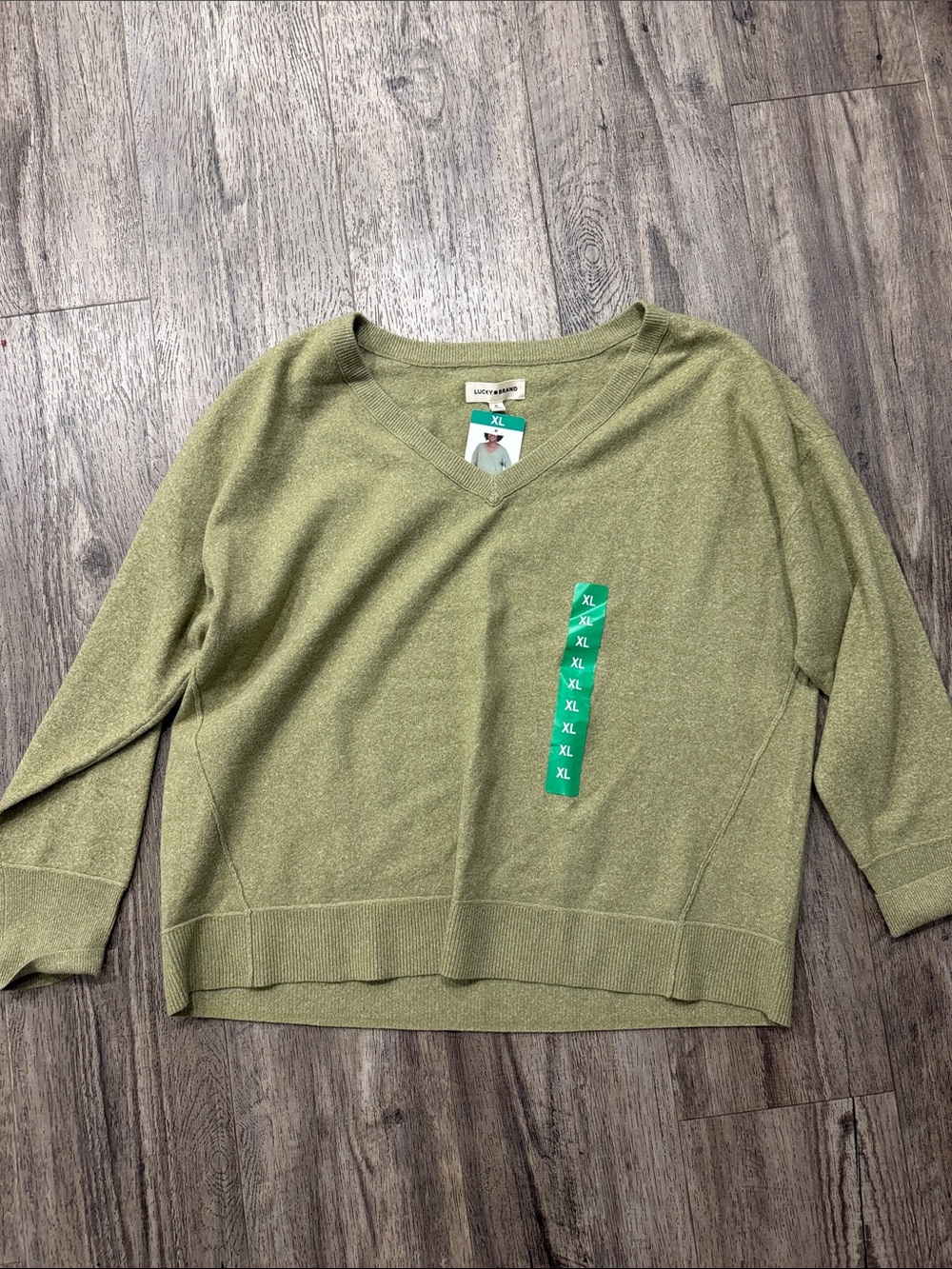Lucky Brand Green Sweater